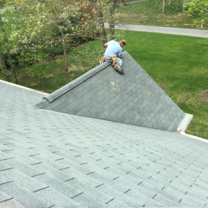 Westminster roofer working