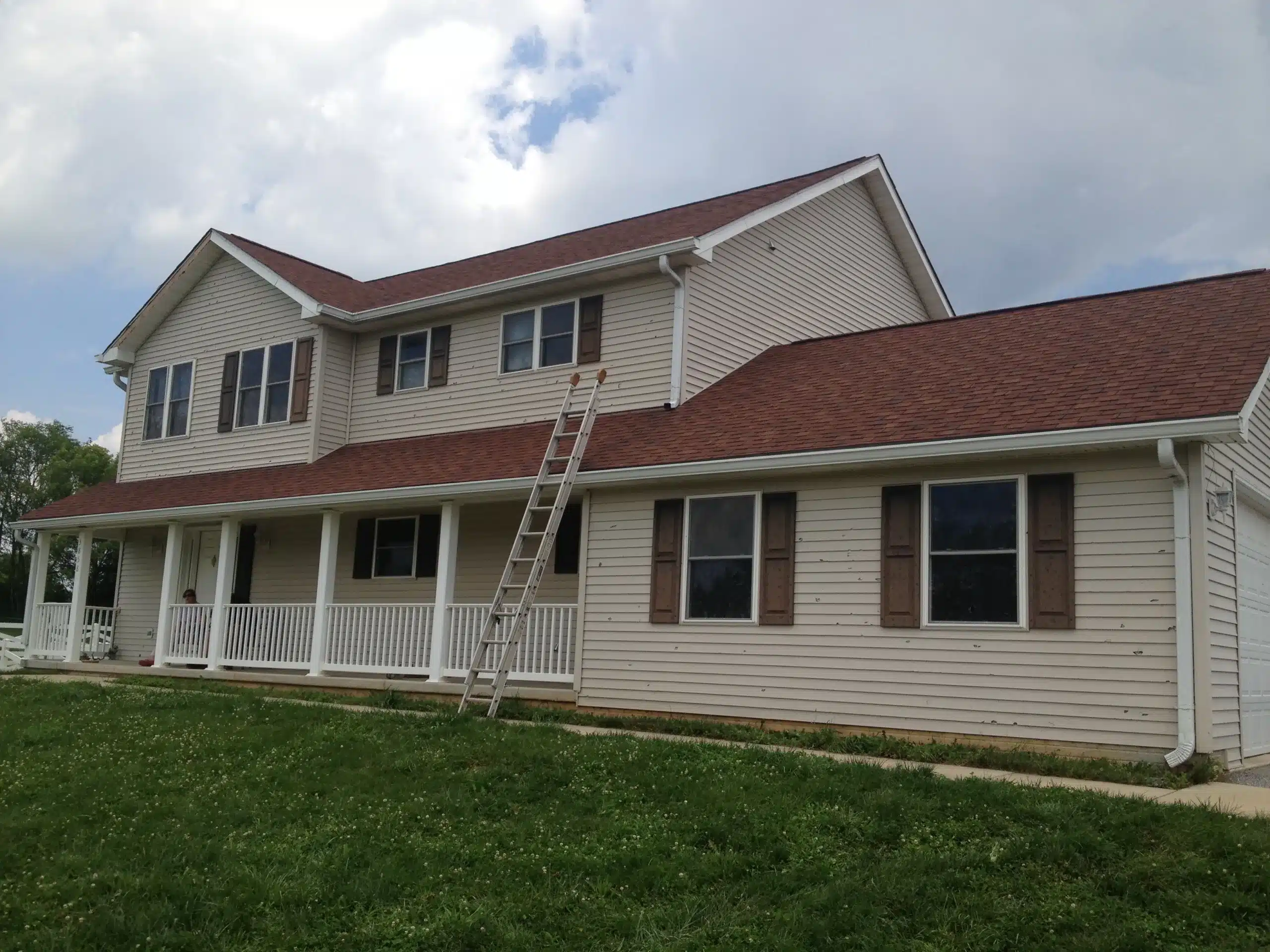 Roofing Contractor Services 2 Before restoration