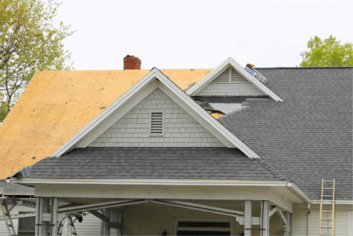 new roof replacement damage repair